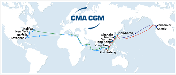 Ningbo Shanghai China Route Map