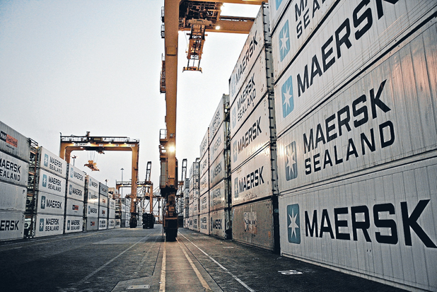 Maersk Sealand containers