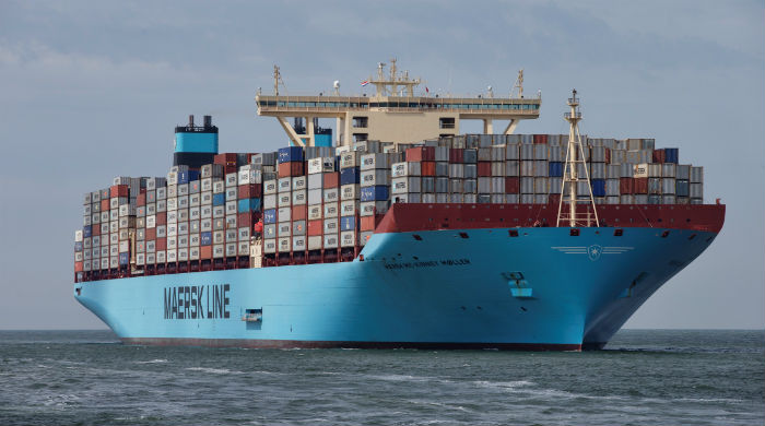 Maersk McKinney Moller ship