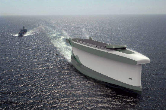 Vindskip - wind powered container ship designed by LadeAS