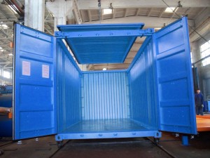 Hardtop shipping container