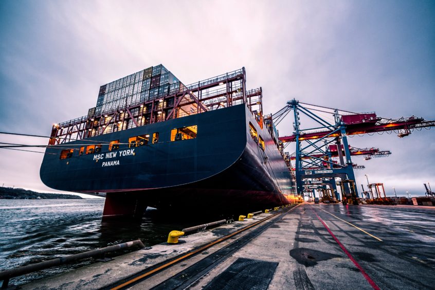 MSC New York docked