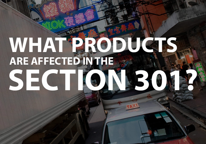 Product affected from list 301
