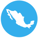 Mexico map icon