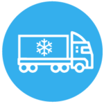 Refrigerated cargo icon