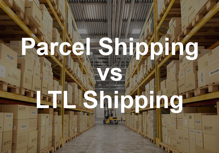 Parcel shipping vs LTL shipping blog image