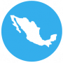 Mexico map icon